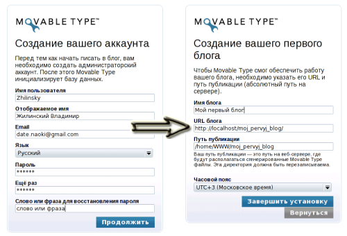 Movable type 4.21 RU