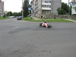 FZR 400 RR, авария